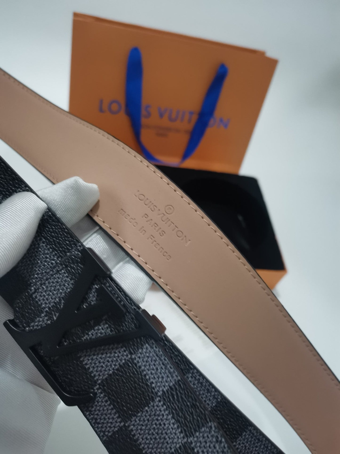 2025 3-color belt buckle + wallet printed letter belt
